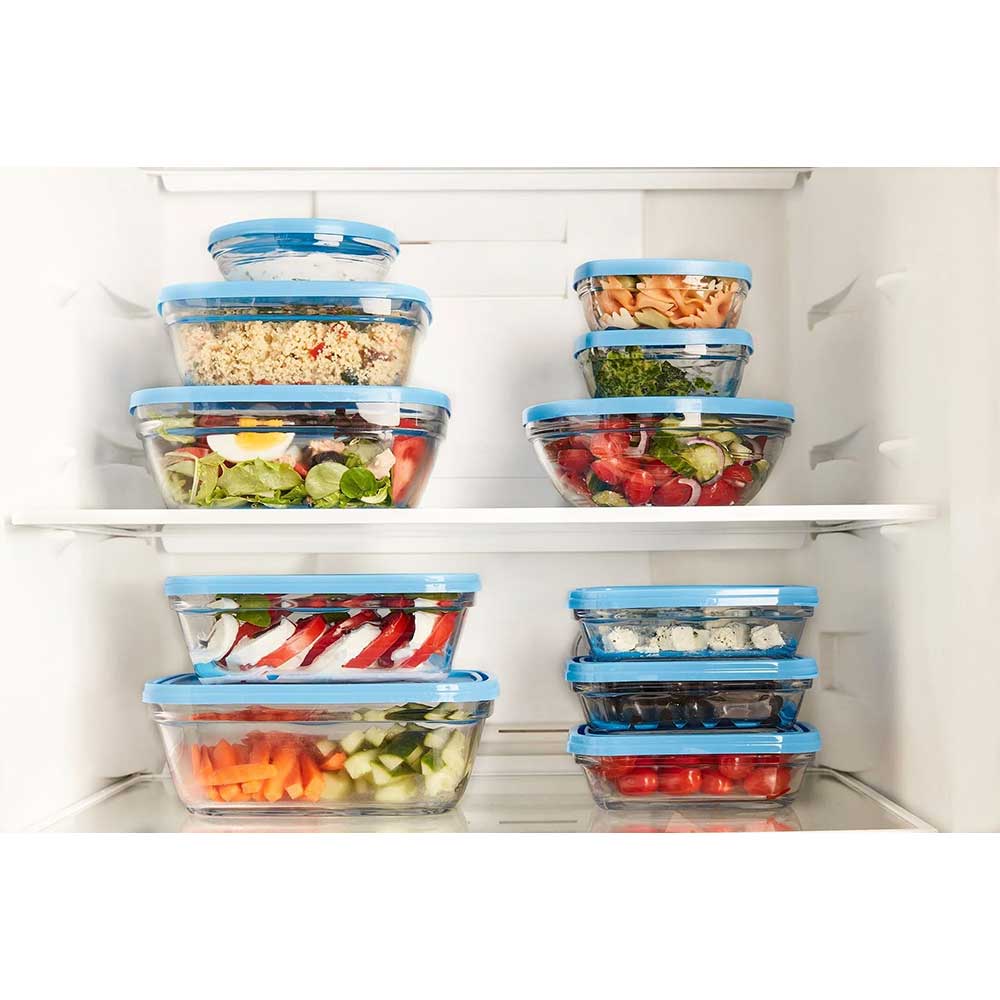 Boites de conservation Freshbox DURALEX dans le réfrigérateur