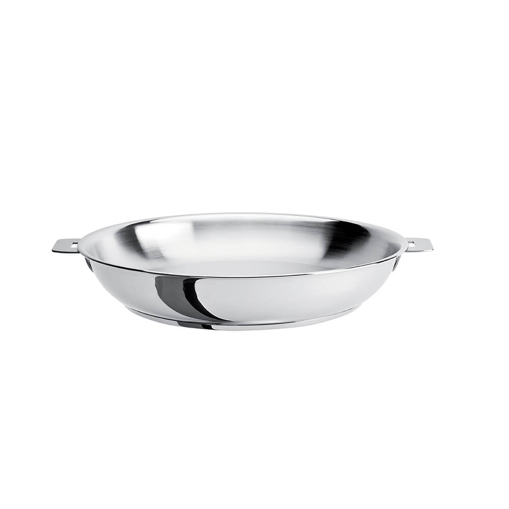 Poêle haute inox Mutine Cristel poignée amovible