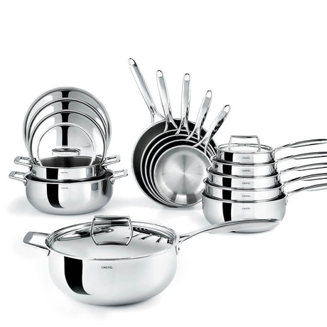 Poêle et casserole inox
