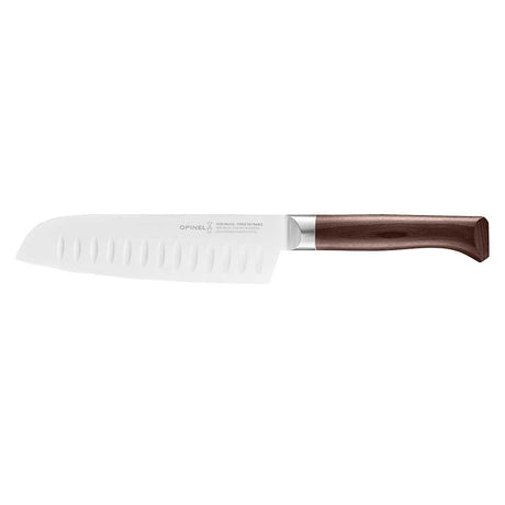 couteau santoku opinel sur fond blanc