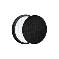 Nispira Replacement Filter Compatible with Pure Enrichment PureZone Halo Air Purifier Model PEAIRDSK, 2-in-1 True HEPA Filters and Activated Carbon Pre-filters