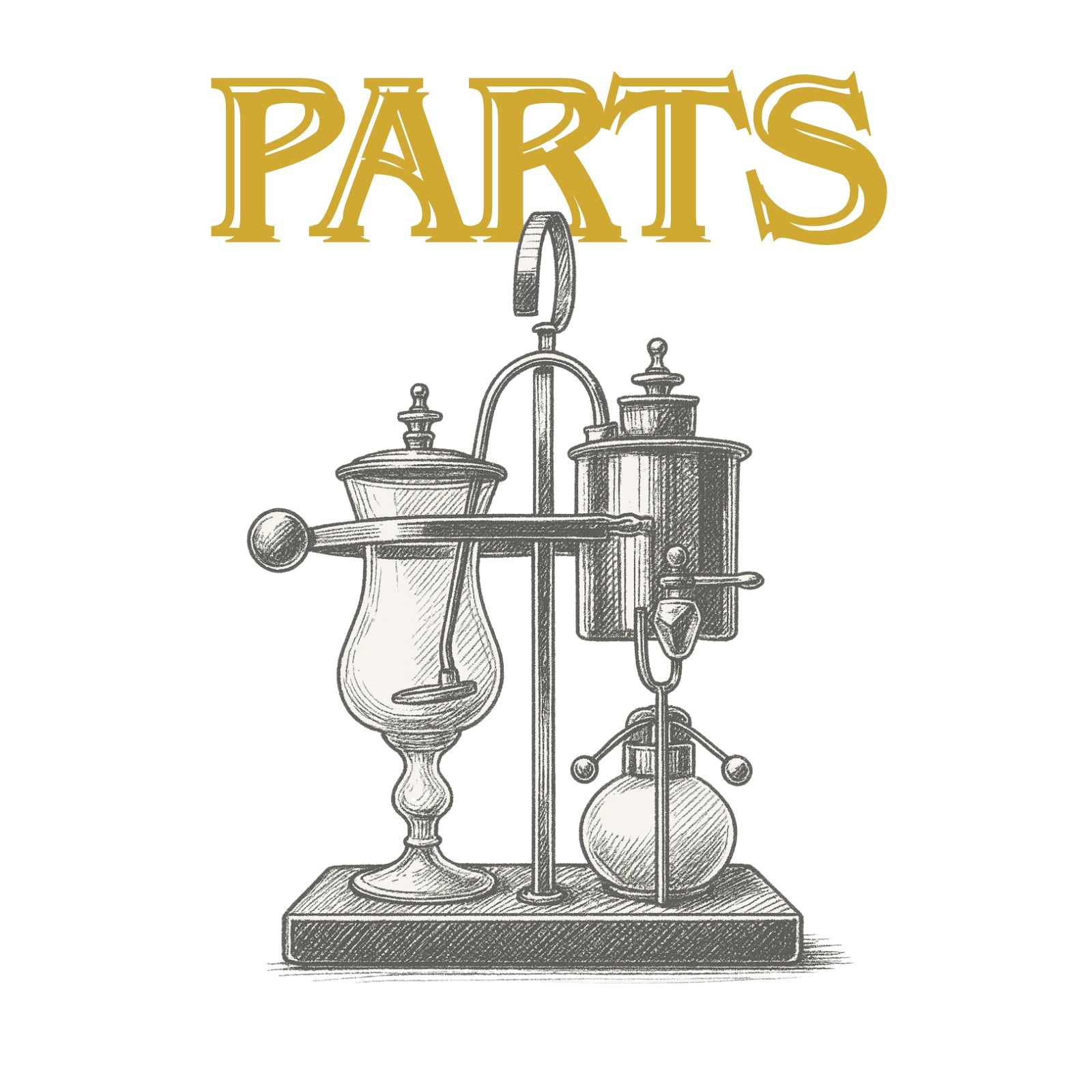 Belgium Royal Family Balance Syphon Coffee Maker Replacement Parts