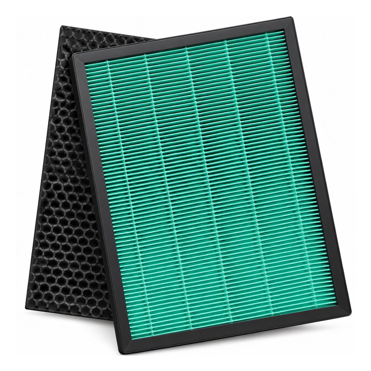 Nispira True HEPA Filter + Activated Carbon Pre Filter Kit Set for Rabbit Air BioGS 2.0 Ultra Quiet Air Purifier SPA- 550A, SPA-625A