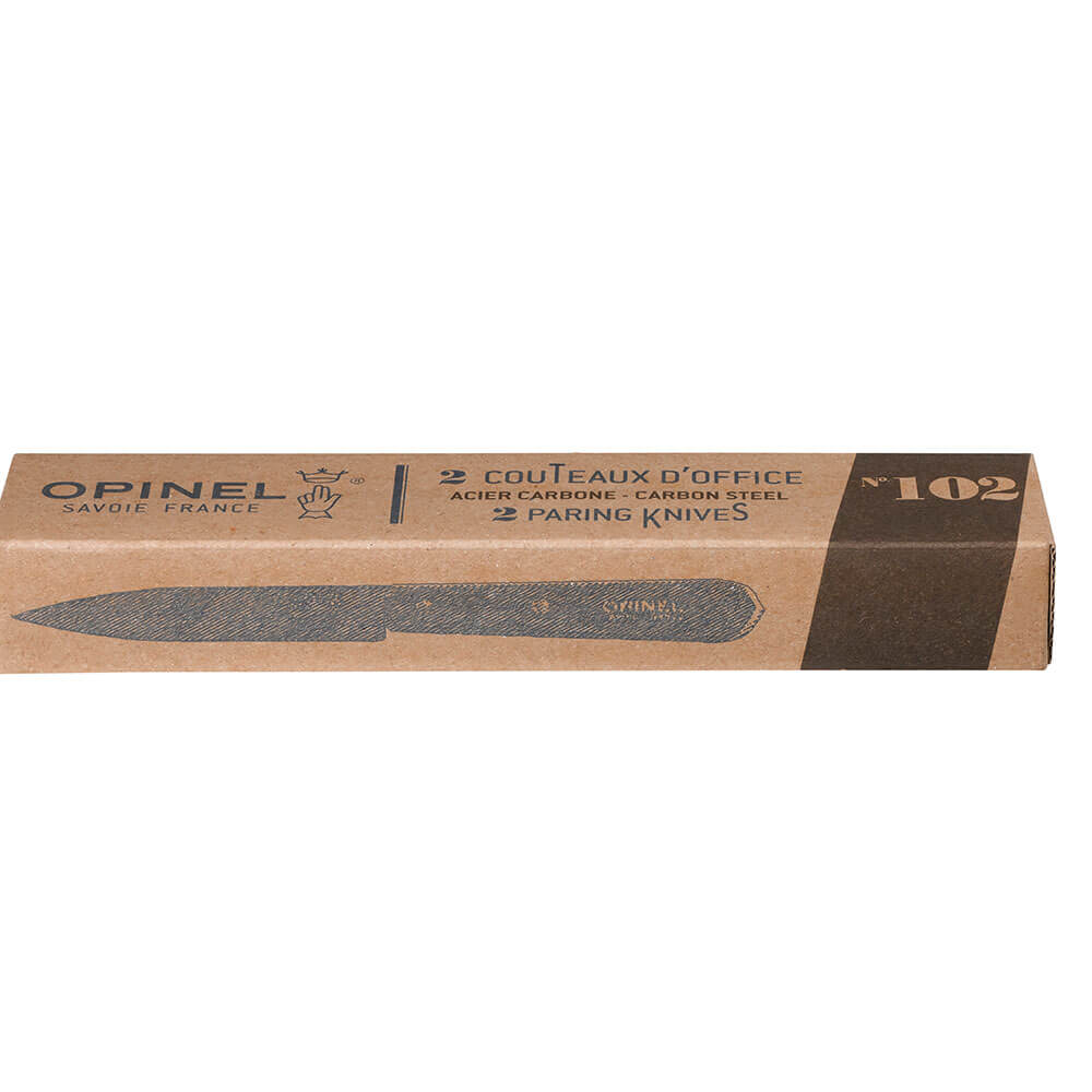 Boite de 2 Couteaux d'Office Carbone - OPINEL