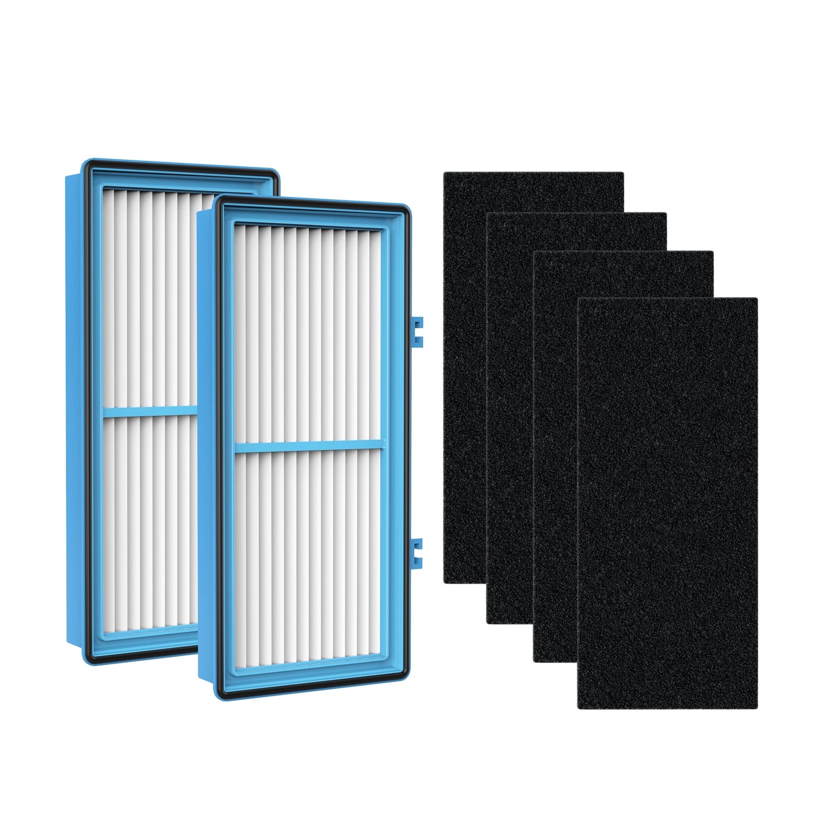 Nispira AER1 HEPA Filter + 4 Carbon Booster Pre-Filters for Holmes & Bionaire Air Purifier HAPF30AT-U4R, HAP242-NUC