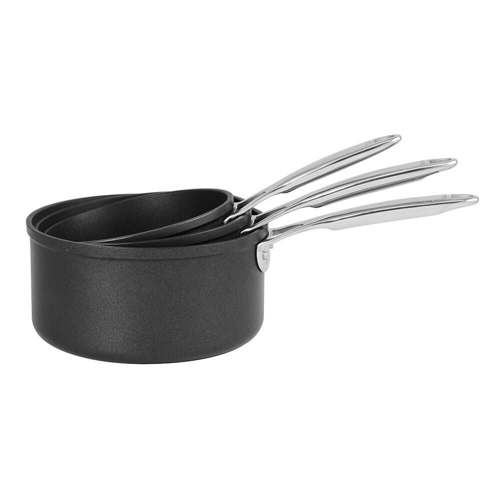 Lot de 3 Casseroles Aluminium Castel'Pro CRISTEL