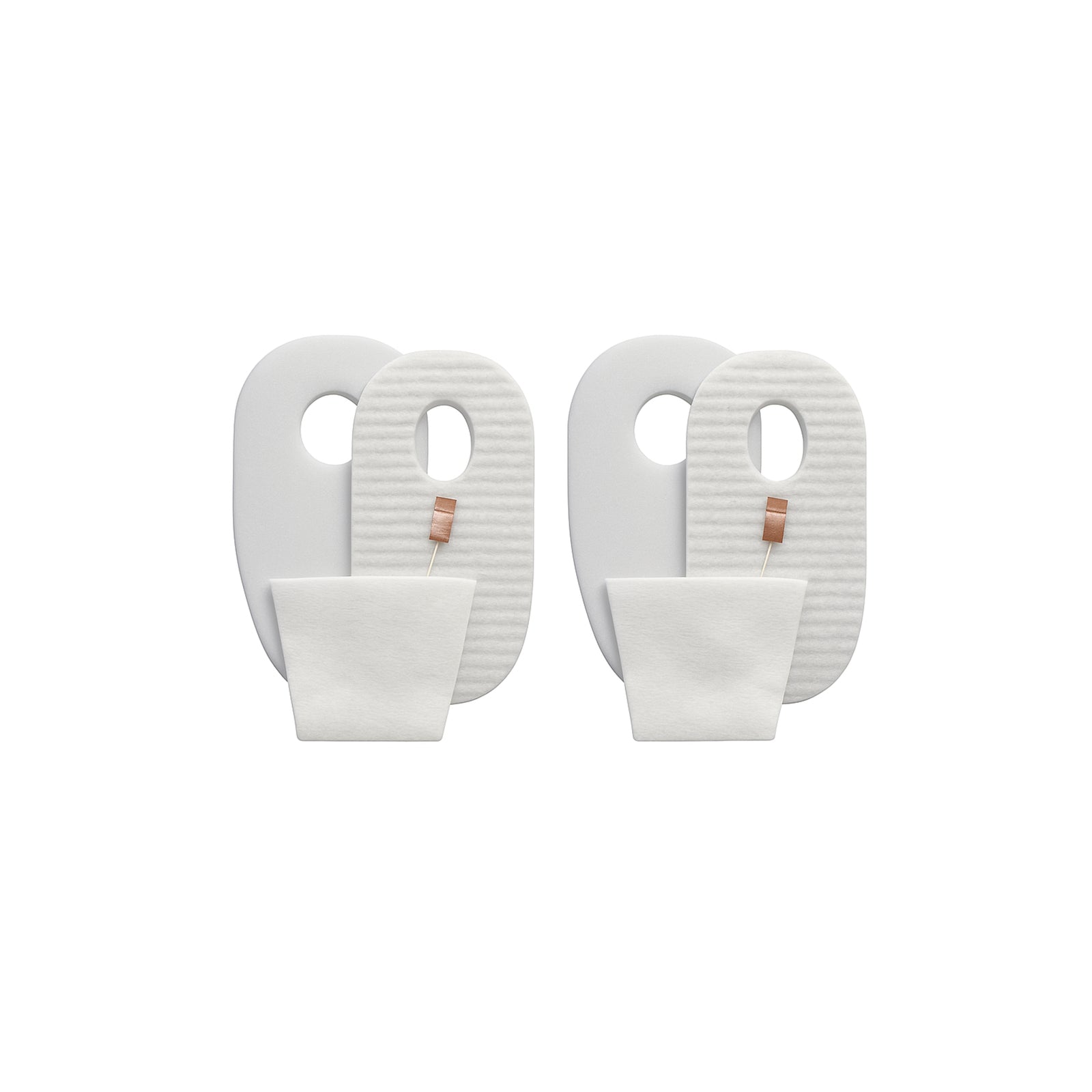 Nispira Foam & Felt Filter Set for Shark Rocket DeluxePro/TruePet Vacuum HV319Q, HV320, HV320W, HV321, HV324Q, HV322 (Replaces 1080FTV320 & 1084FTV320)