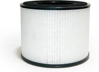 Nispira AS-FL206001-01 3-In-1 True HEPA Filter Replacement Compatible with California AerClear Air Purifier AS-AC207701-01 | Removes Smoke, Chemical VOCs, Odor
