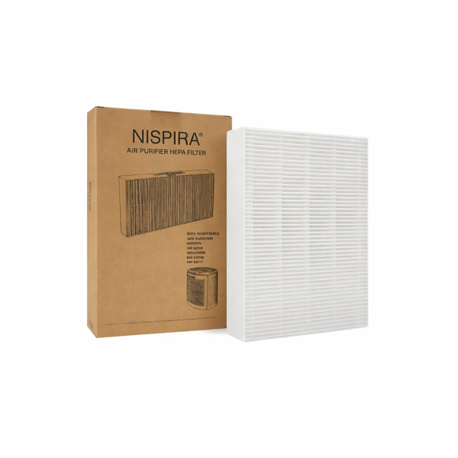 Nispira True HEPA Filter for Honeywell HPA090/100/200/250/300/5300 InSight Series (Replaces HRF-R)