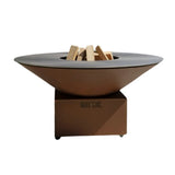 Braséro Cévenol Pool - Acier CORTEN - GRILL CHIC