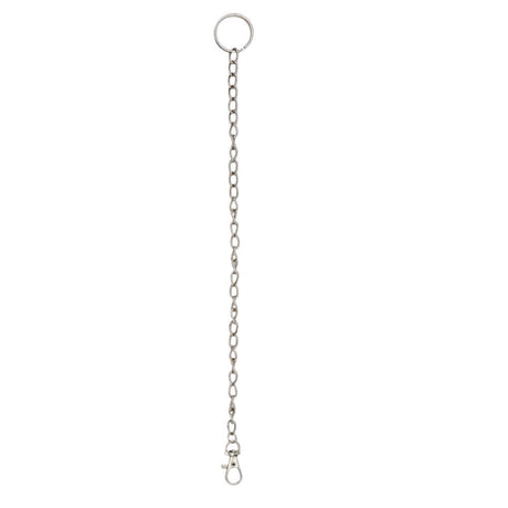 Chaîne acier nickelé avec attache 33cm - Au Sabot