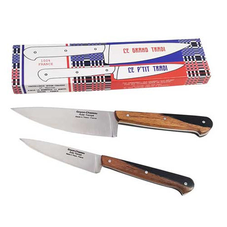 Lot de 2 couteaux TRADI Ebène - GOYON-CHAZEAU petit et grand tradi