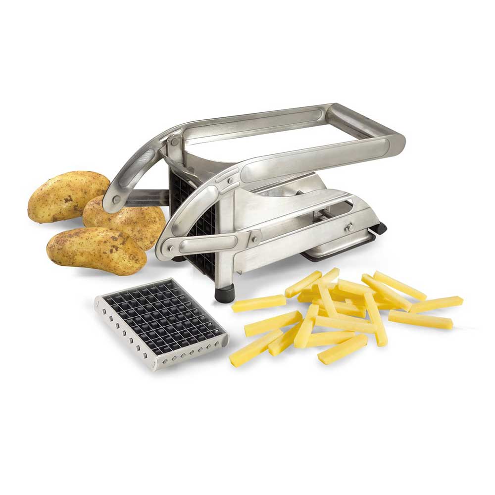 Coupe-Frites ménager inox 2 couteaux - La Bonne Graine pas cher