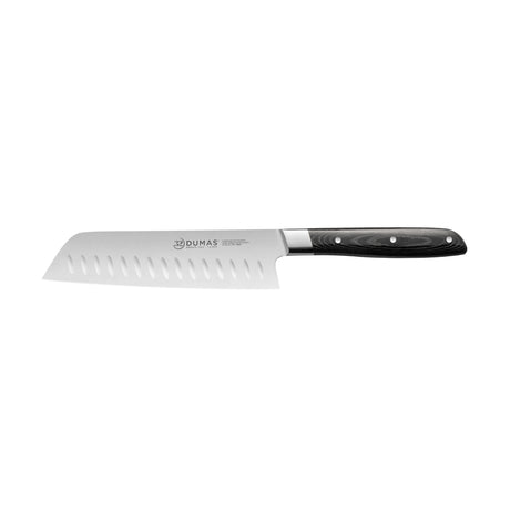 Couteau Santoku Signature 18 cm 32 DUMAS avec manche Micarta
