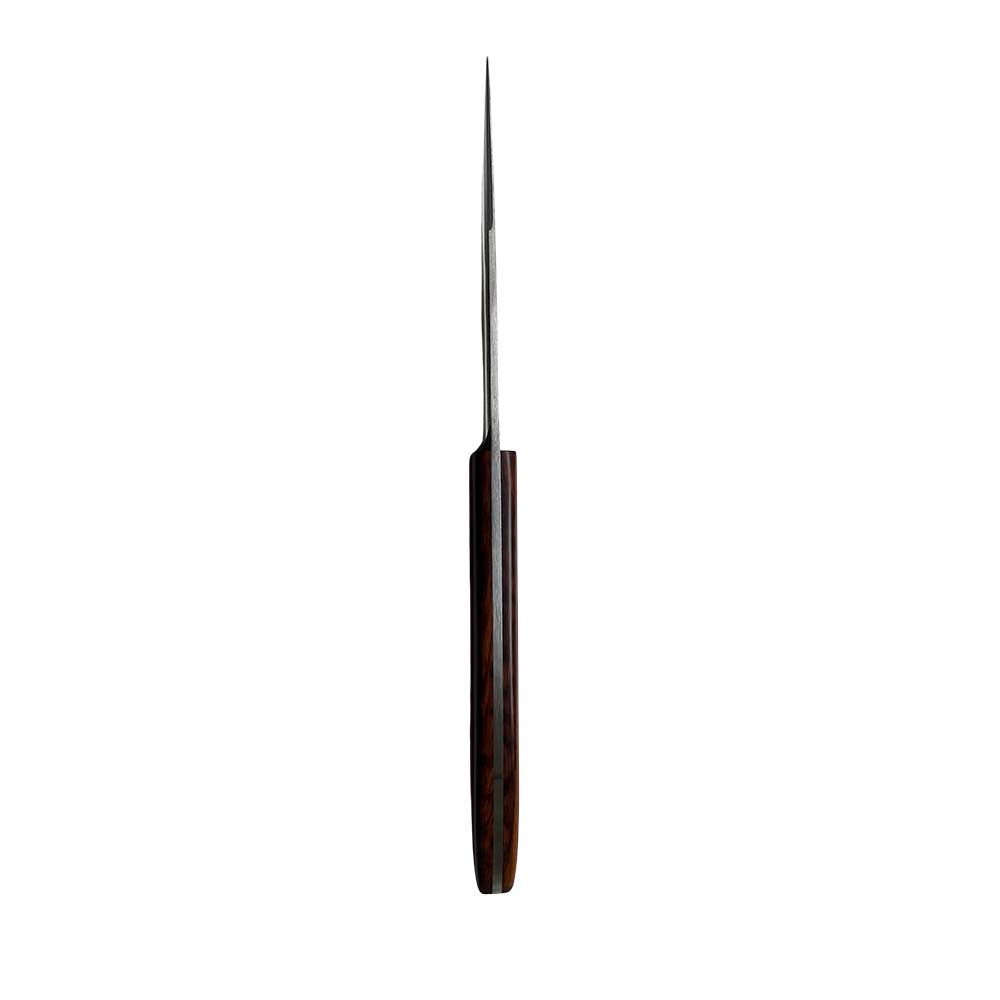 Couteau de table UBAC - bois d'amourette - PERCEVAL ligne effilée épurée, bois précieux couteau de collection