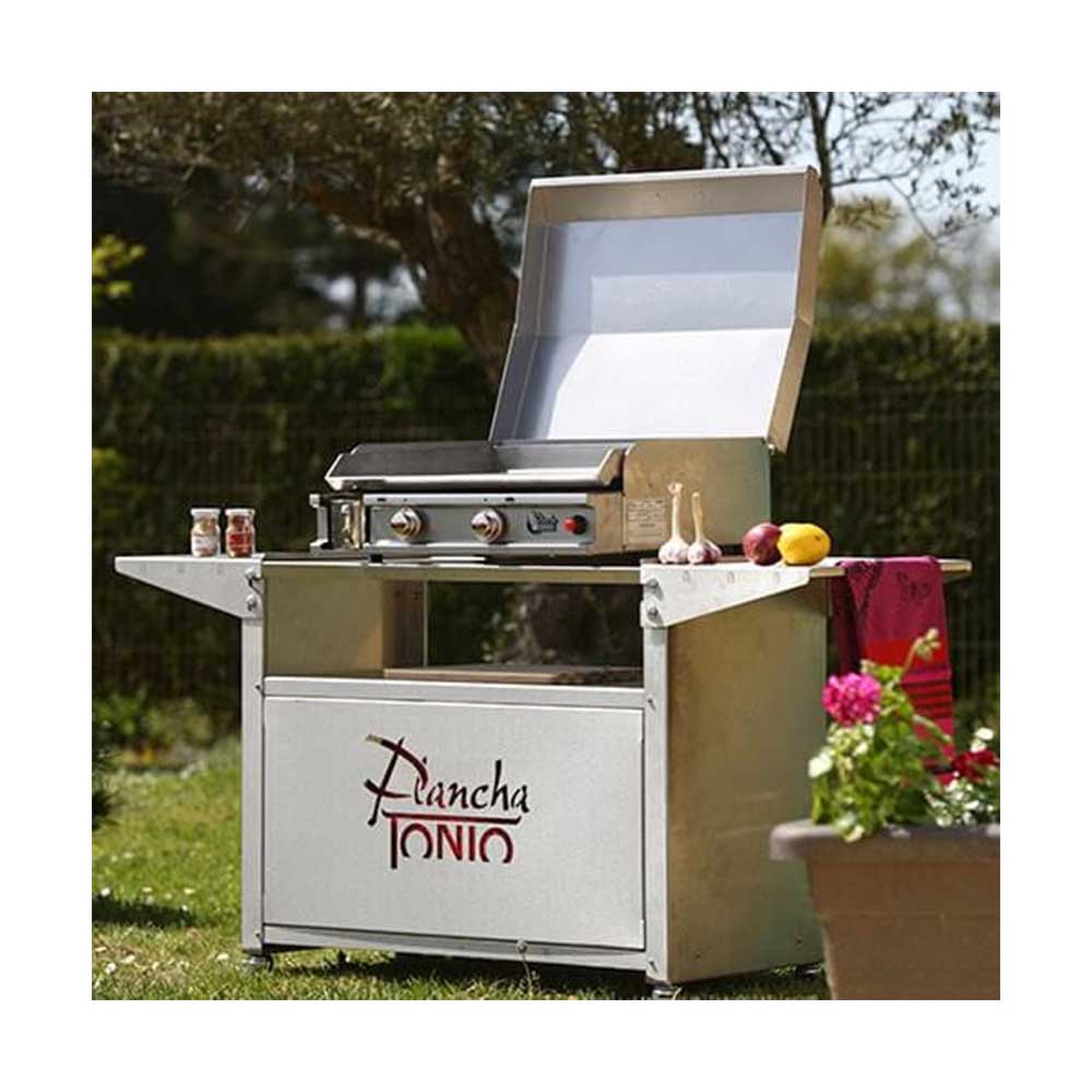Couvercle Plancha Gaz 2 feux TONIO BAILA NEVADA BENTO - PLANCHA TONIO pas cher