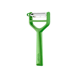 Eplucheur T-Duo Polymère Vert côté microdenté - OPINEL