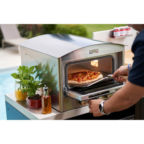 Photo du Four à pizza SIGNATURE Electrique 450 utilisé en extérieur- LE MARQUIER
