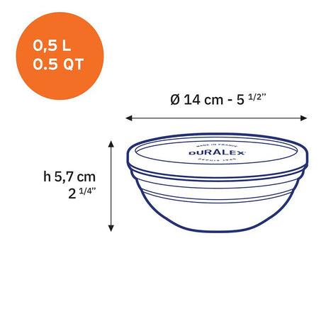freshbox ronde 14cm duralex