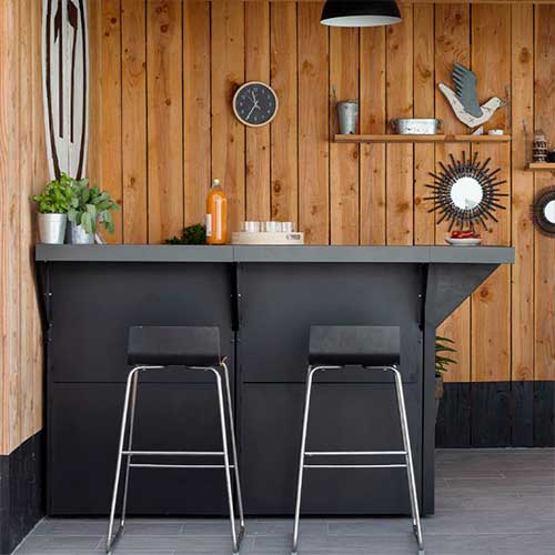 KIT Comptoir 80 Noir - MODULO - ENO bar
