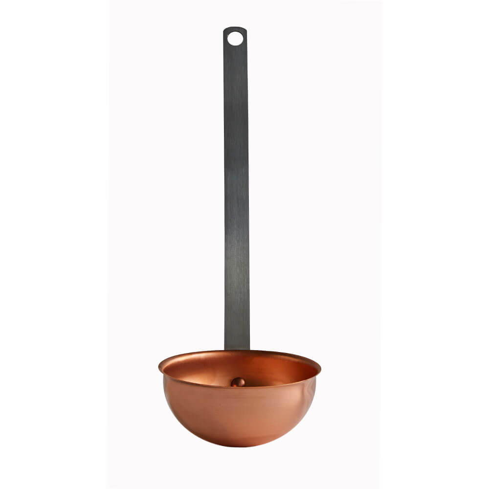 Louche en cuivre avec poignée en inox BAUMALU