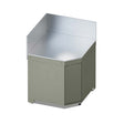 Meuble d'Angle pour Cuisine Extérieure Vert Sauge - ENO