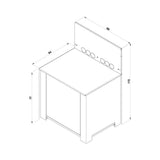Meuble MODULO pour plancha - ENO dimensions