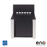 Module Plancha Surbaissé 80 cm Noir Inox - ENO