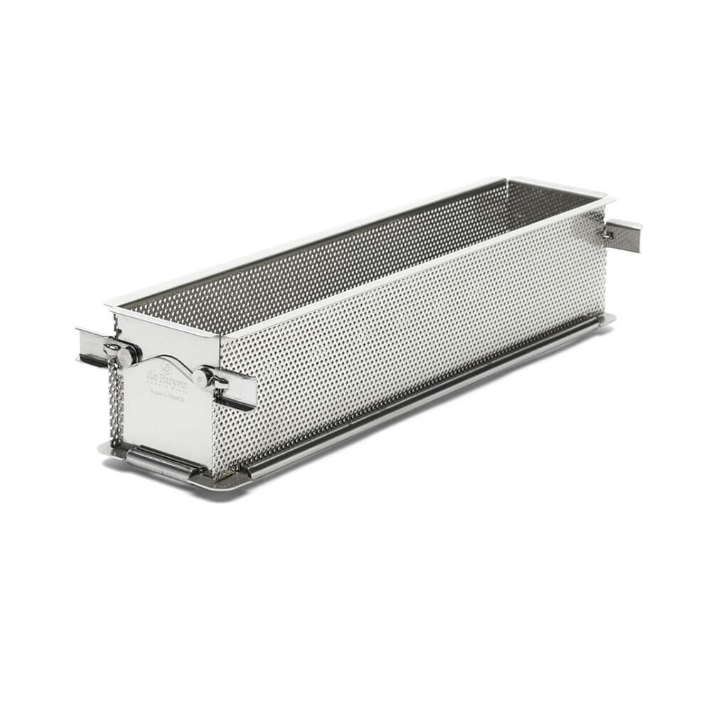 Moule inox perforé pliant GEOFORME 24 x 5 x 6 cm - DE BUYER