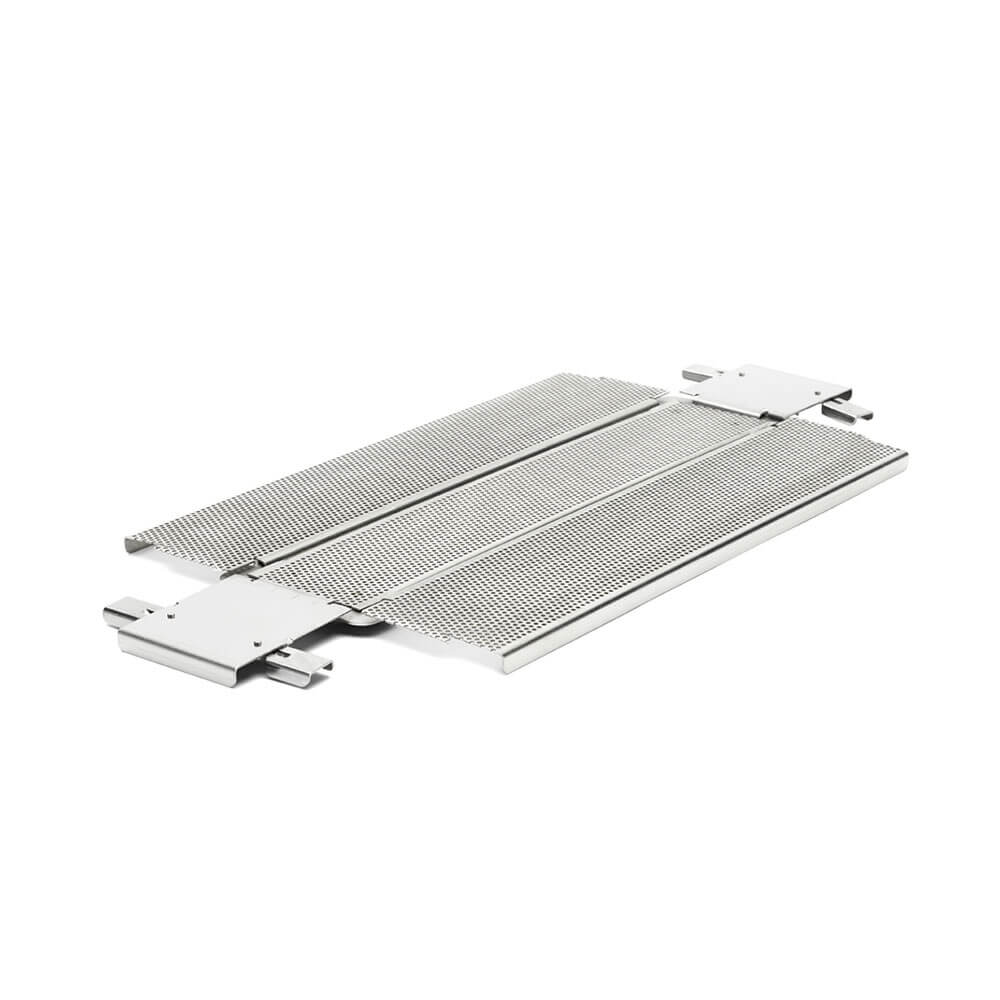 Moule inox perforé pliant GEOFORME 35 x 7 x 7,5 cm - DE BUYER déplié