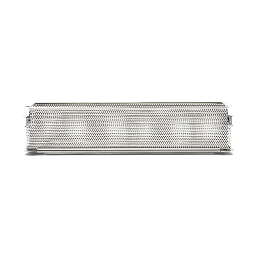 Moule inox perforé pliant GEOFORME 48 x 9 x 8,5 cm - DE BUYER vu de côté