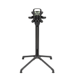 Pied central de table en aluminium noir Horizon – LAFUMA