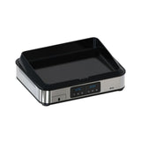 Plancha Électrique ENOSIGN 65 Inox avec double foyer et écran digital.