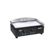 Plancha électrique plaque inox noir 2 résistances – ROLLER GRILL
