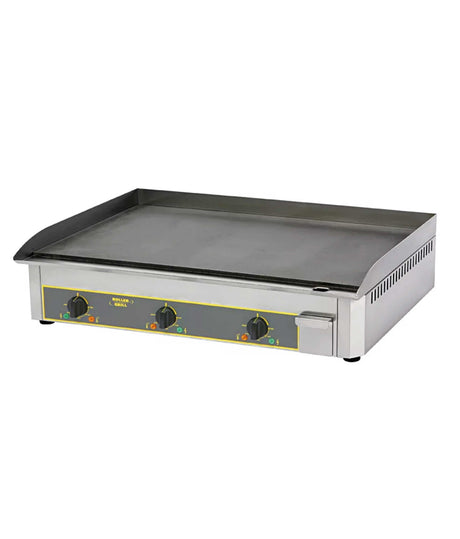 Plaque à snacker électrique en acier décarburé 3 zones de cuisson – ROLLER GRILL