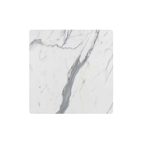 Plateau de table carré 69 cm Horizon panneau stratifié – LAFUMA marbre