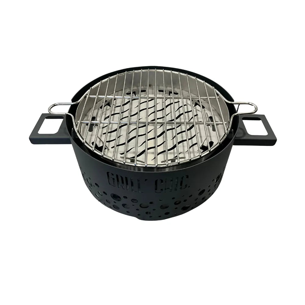 P'tit Grill Barbecue de Table Acier - GRILL CHIC noir