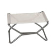 Tabouret/repose-pied pliant NEXT toile Batyline DUO - LAFUMA galet