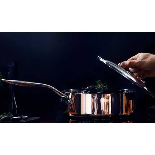 Sauteuse B'chef avec couvercle inclus - BAUMALU PROMOTION