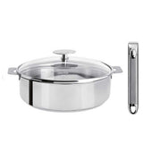 Ensemble Sauteuse Mutine 24 cm amovible avec 1 poignée Zenith et couvercle - CRISTEL