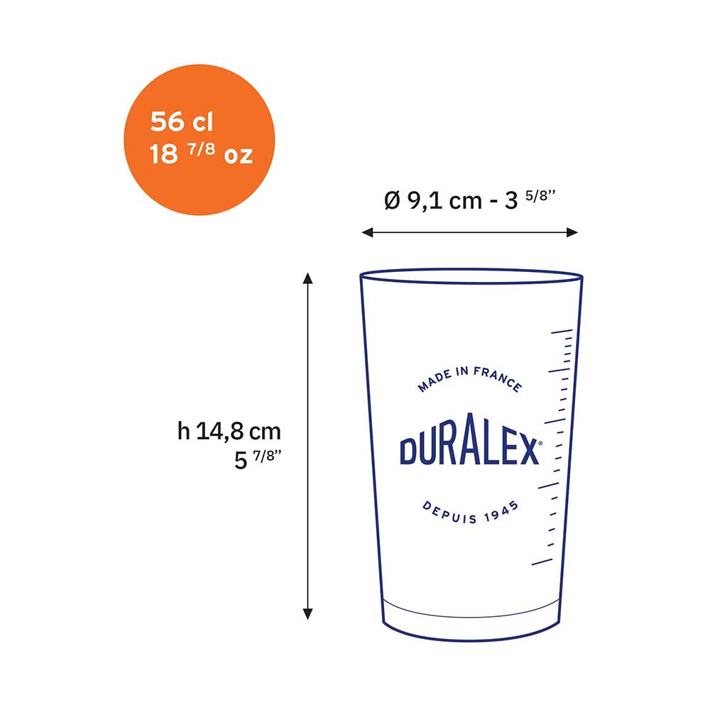 Verre doseur mesureur Precisio 56 cl - DURALEX pas cher