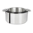Série de 3 Casseroles Mutine Cristel poignée amovible