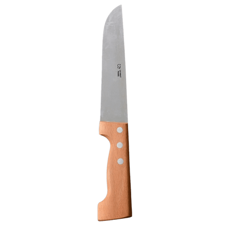 Couteau Boucher 20cm Manche en Hêtre - Au Sabot