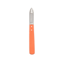 Econome ou Epluche-légumes Manche en Bois de Couleur orange - Au Sabot