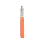 Econome ou Epluche-légumes Manche en Bois de Couleur orange - Au Sabot