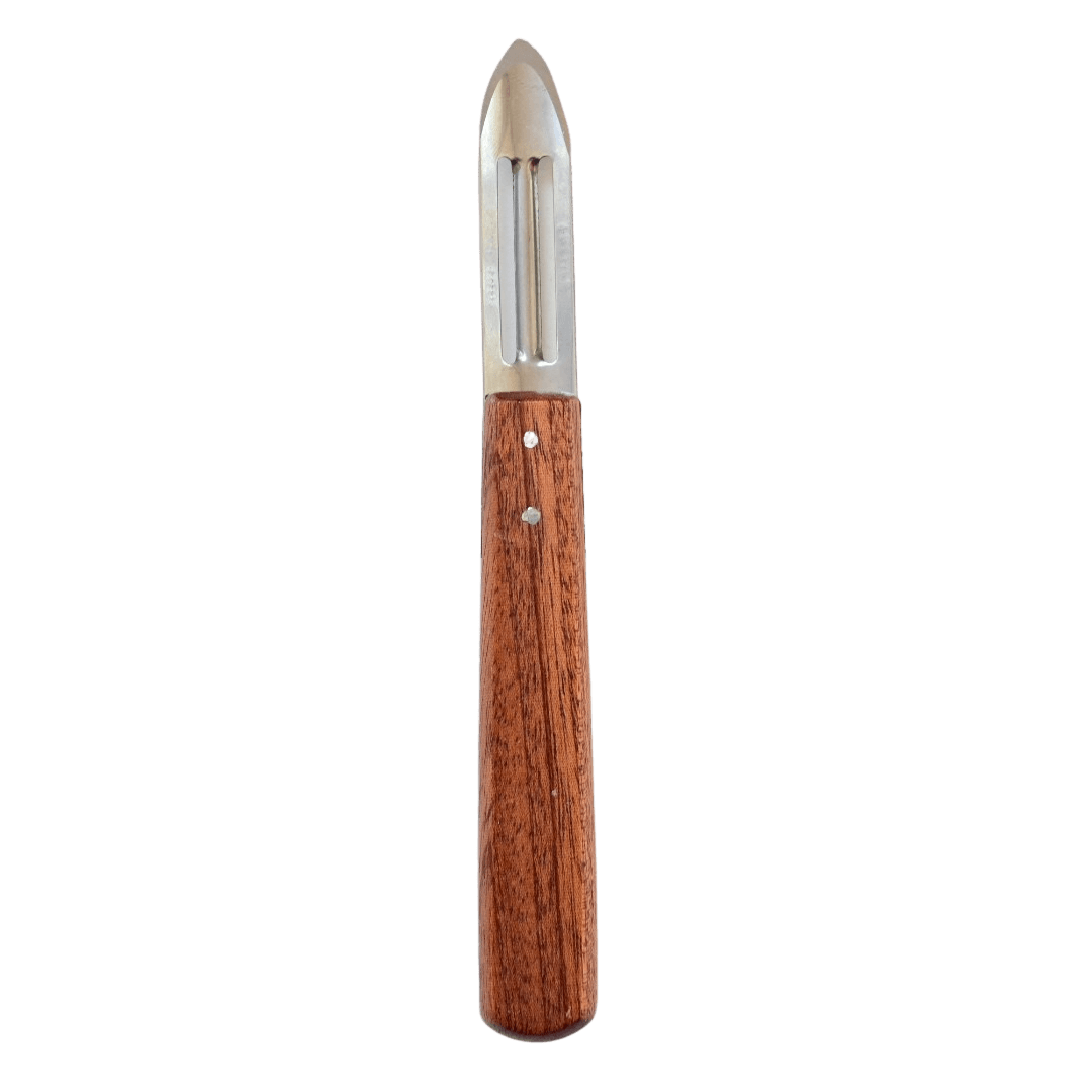 Econome ou Epluche-légumes manche en bois Sapelli - Au Sabot