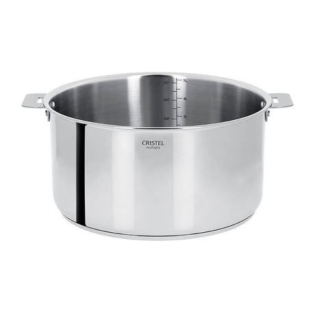 Faitout inox Casteline Cristel poignée amovible