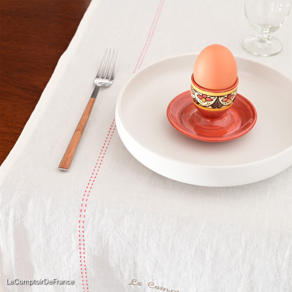 Chemin de table Rythmo en situation - Charvet Editions