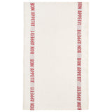 Torchon Bon Appétit Blanc et Rouge - Charvet Editions